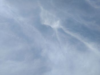 Low angle view of clouds in sky