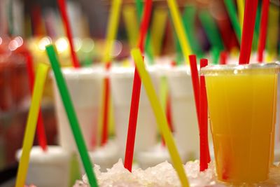 Close-up of drink on table