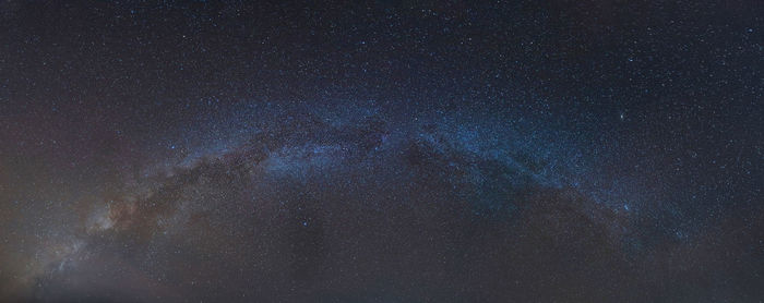 Low angle view of star field at night