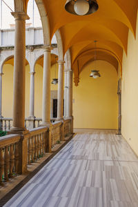 Palau del lloctinent courtyard, in the gothic neighborhood, spain.