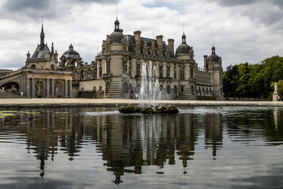 Chantilly castle, french castle 