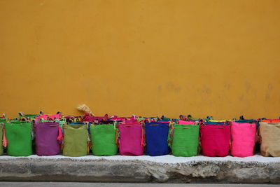 Multi colored bags