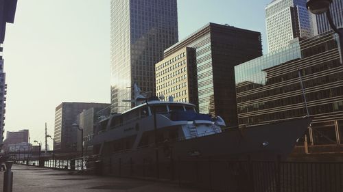 Low angle view of modern building