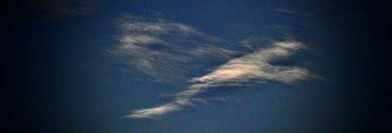 Low angle view of cloudy sky