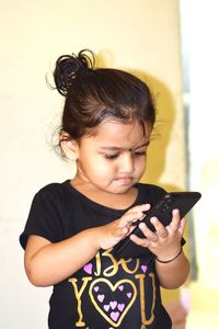 Young woman using mobile phone
