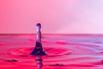 Close-up of water splashing