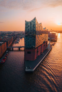 Elbphilamonie hamburg sunrise