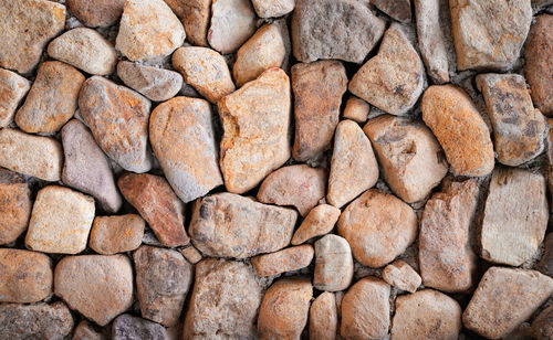 Full frame shot of stone wall