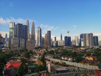 View of buildings in city