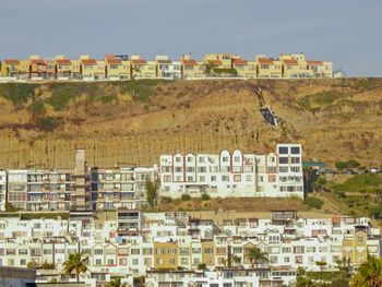 Residential buildings in city