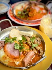 Close-up of vietnamese food for breakfast 