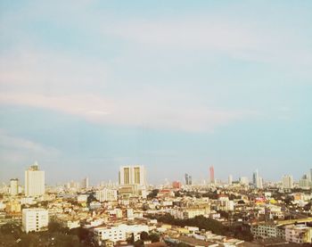 Cityscape against sky