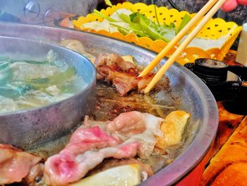 Close-up of food in bowl