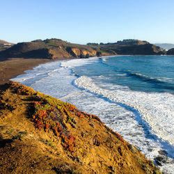 The golden coast of california is exceptionally beautiful during the golden hour