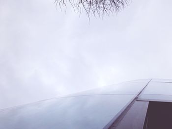 Low angle view of building against sky