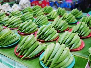 Okras for sale at market