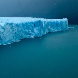 Scenic view of frozen sea