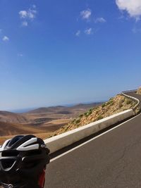 Road passing through mountains