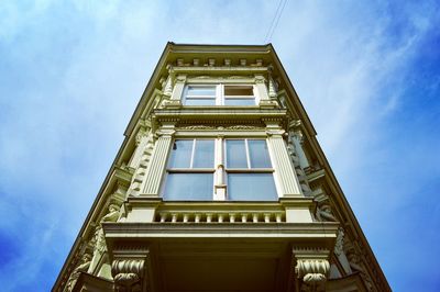 Low angle view of building against sky