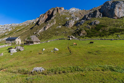 Landscape of the somiedo natural park in asturias. spain 