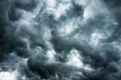 Full frame shot of storm clouds