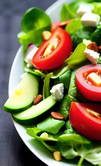 Close-up of salad in plate