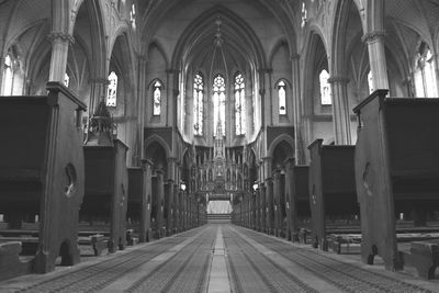 Interior of church