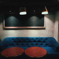 Empty chairs in row