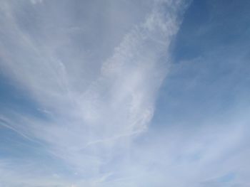 Low angle view of clouds in sky