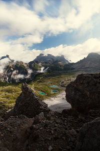 Scenic view of landscape against sky