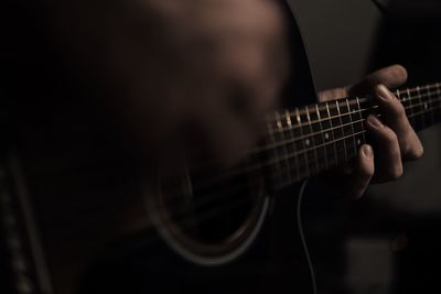 Man playing guitar