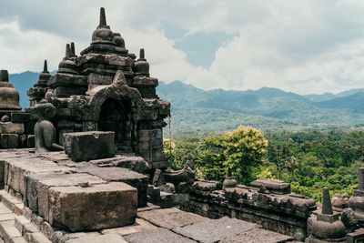 Historical temple complex of borobudur
