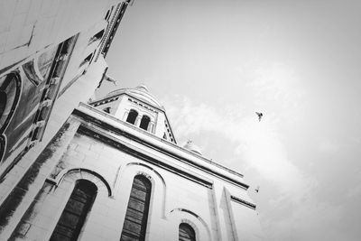 Low angle view of building against sky