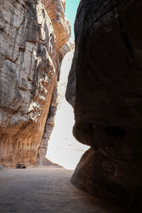 Scenic view of rock formations