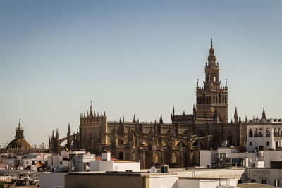 View of seville cathedral 