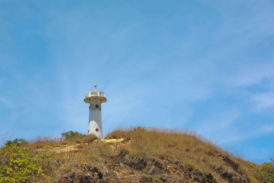 Lighthouse against sky