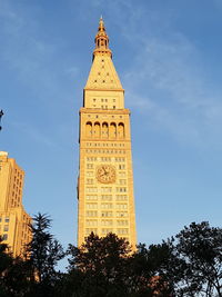 Low angle view of historic building against sky