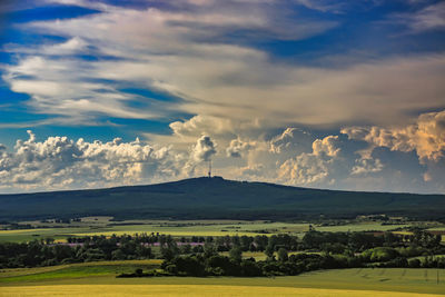 Scenic view of landscape against sky