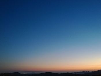 Scenic view of landscape against clear sky