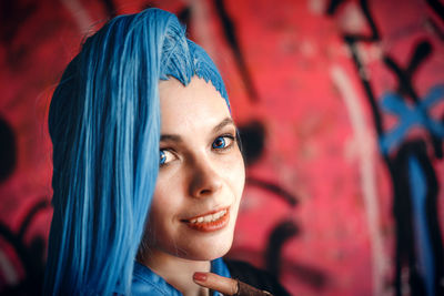 Portrait of young woman looking away