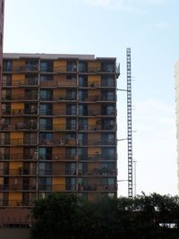 Low angle view of modern building against sky