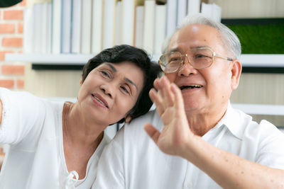 Portrait of a serious young couple