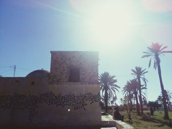 Low angle view of building against sky