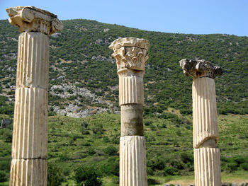 View of old ruins