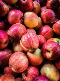 Full frame shot of apples