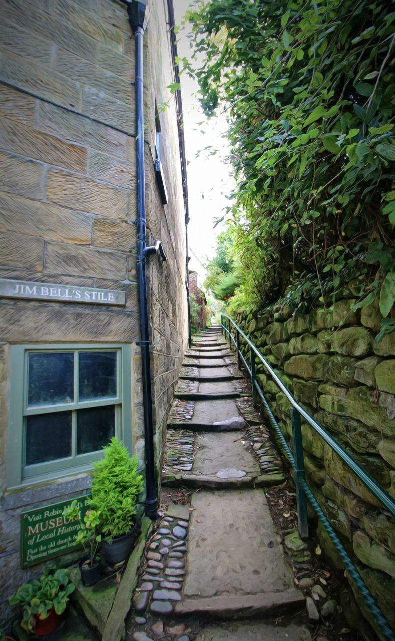 ALLEY AMIDST BUILDINGS