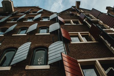 Low angle view of building against sky