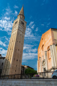 Low angle view of historical building against sky