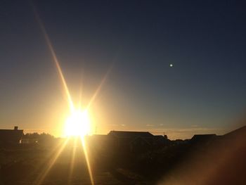 Scenic view of sky during sunset