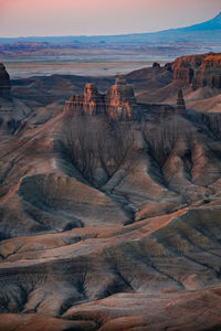Scenic view of desert